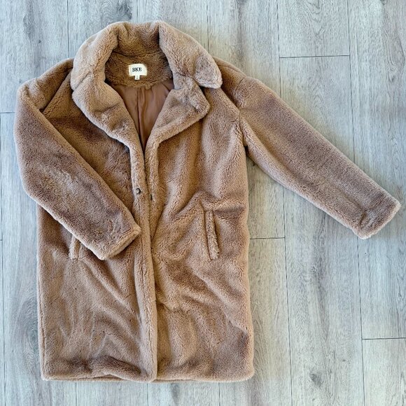 BKE Women's Small Furry Jacket - Picture 1 of 4